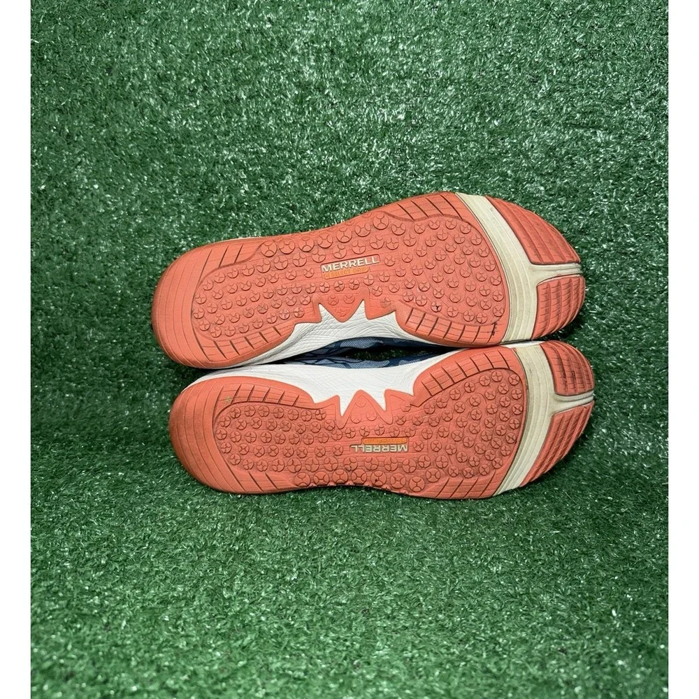 Merrell Minimalist Shoes Womens Size 8.5 All‎ Out Soar Blue Running Gym Sneakers